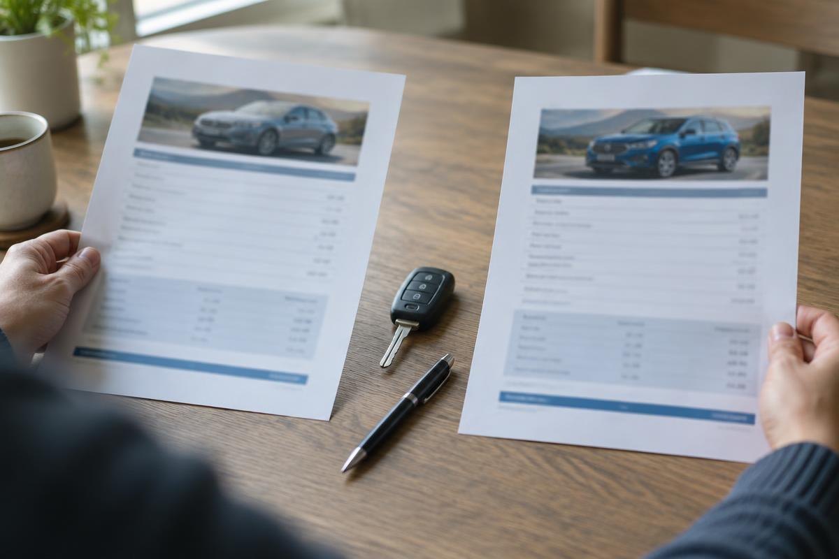 Comparing two loan offers side by side